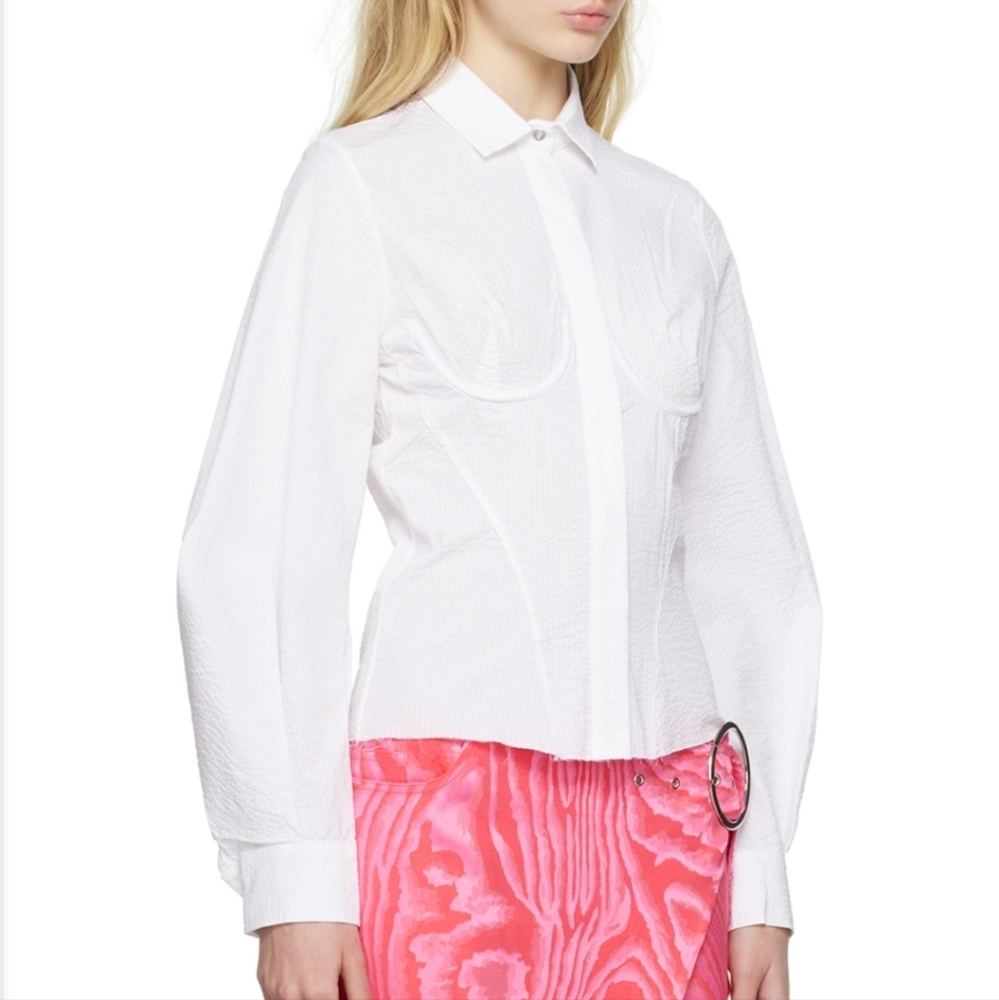 Elegant White Women's Blouse